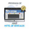 Programa de mantenimiento para vehiculos